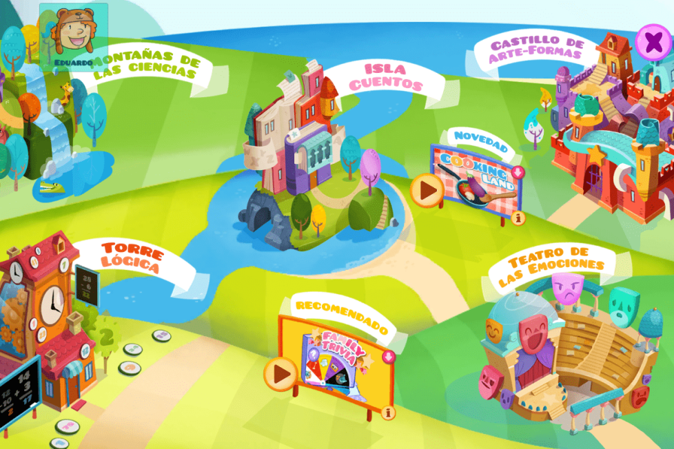 Cuentos y juegos interactivos en la biblioteca de Smile and Learn