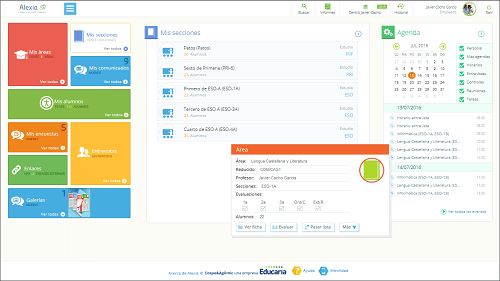 Alexia, La Plataforma De Gestión Con Cuaderno Del Profesor