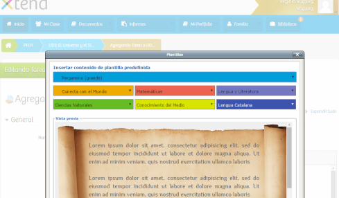 Conocimientos Y Contenidos Compartidos Con Xtend