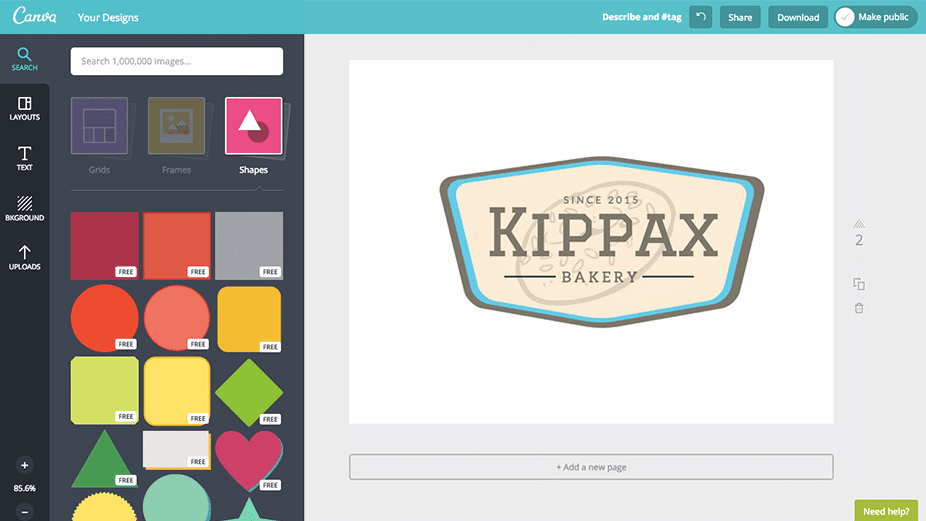canva badges design