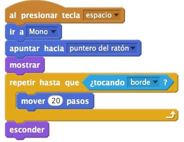 Movimiento Bananas En Scratch