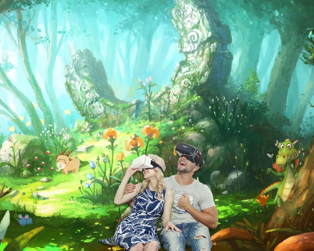 Realidad virtual y dragón - pixabay