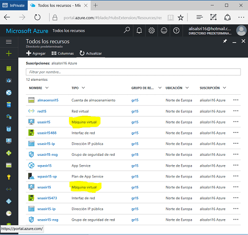 Azure Herramientas Microsoft