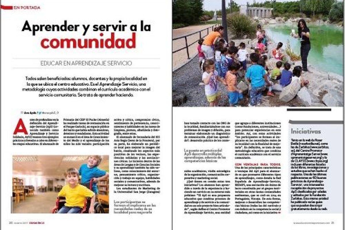 Educar en Aprendizaje Servicio: cómo aprender y servir a la comunidad Educar en Aprendizaje Servicio: cómo aprender y servir a la comunidad 1