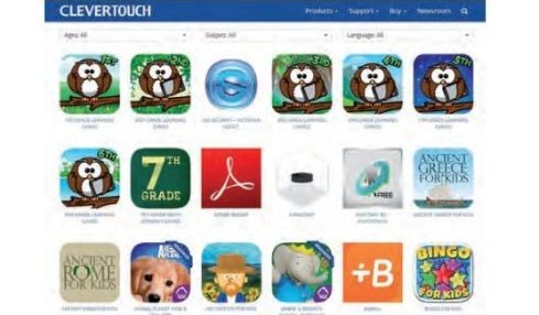 Monitores interactivos de Clevertouch con aplicaciones adecuadas para el aula 2