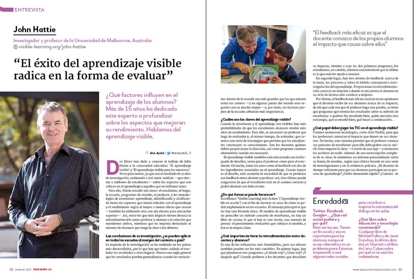 entrevista john hattie 25