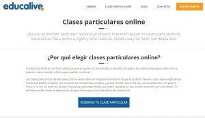 educalive, clases particulares on line