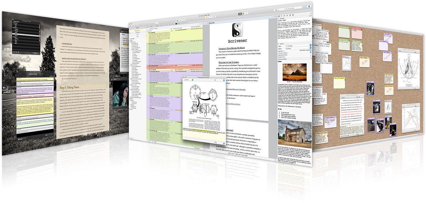 Scrivener modificar documentos