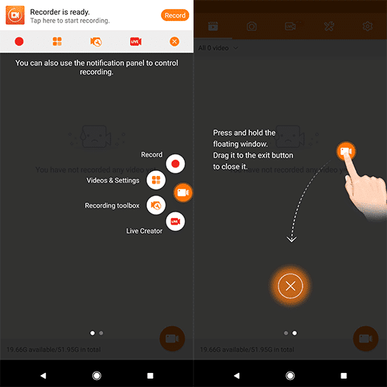 DU Recorder, hacer screencast