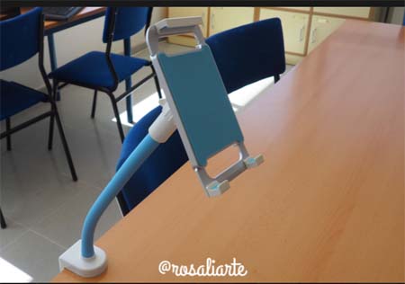 experiencia Flexible Table Stand de HUE 1
