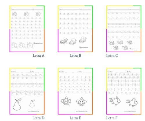 recurso actividades para primaria caligrafía