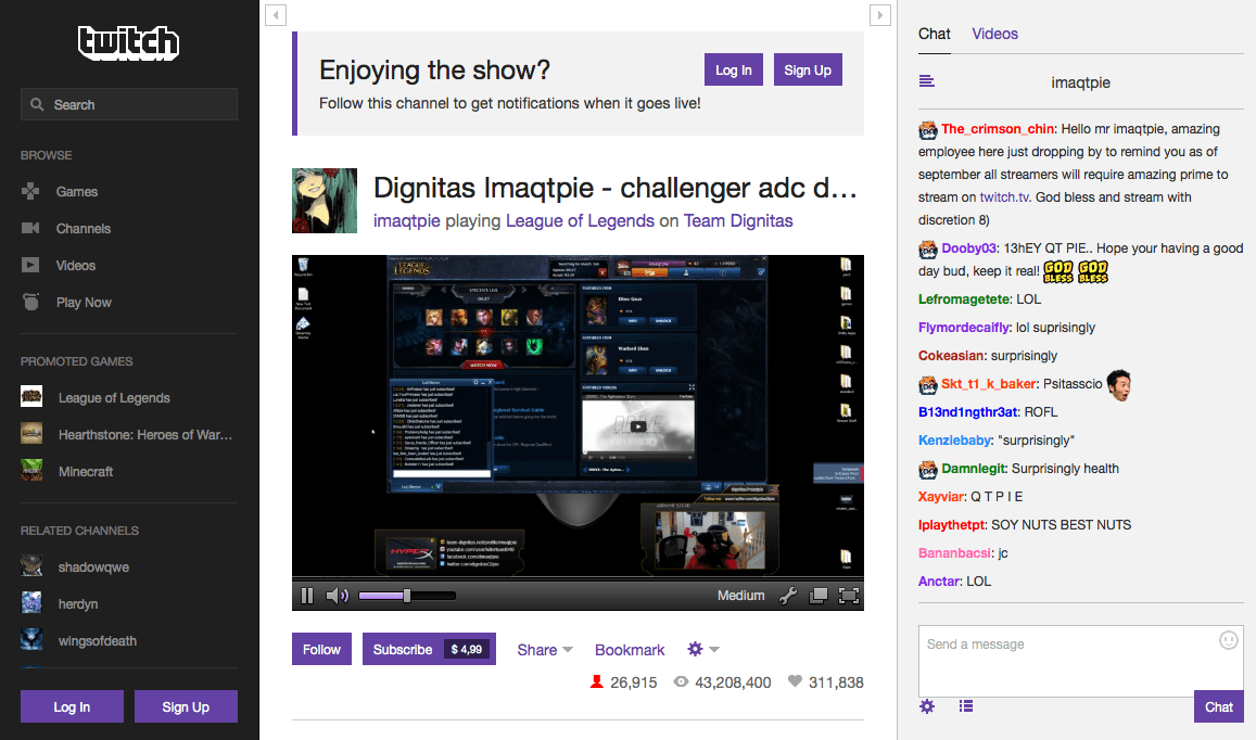 Twitch, hacer screencast