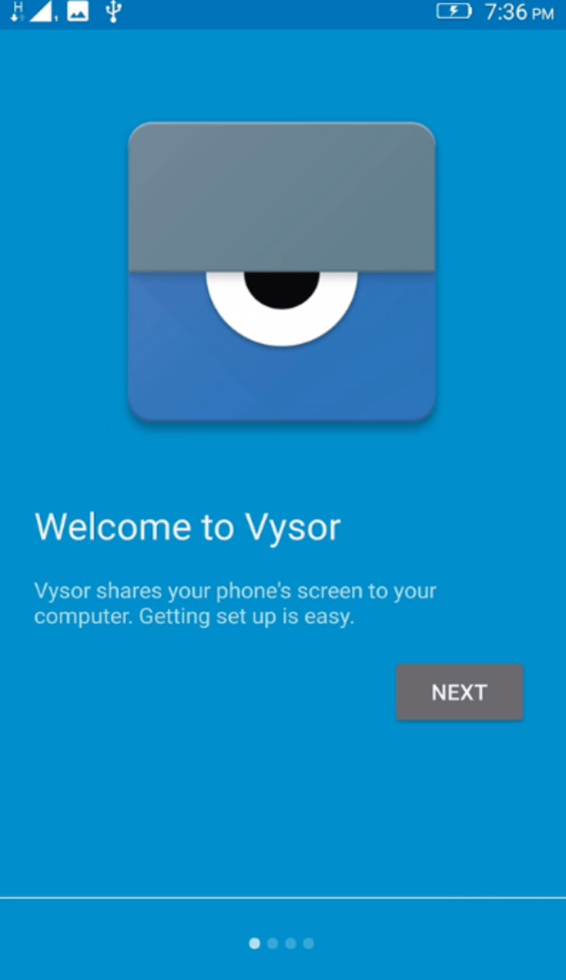 Vysor, hacer screencast