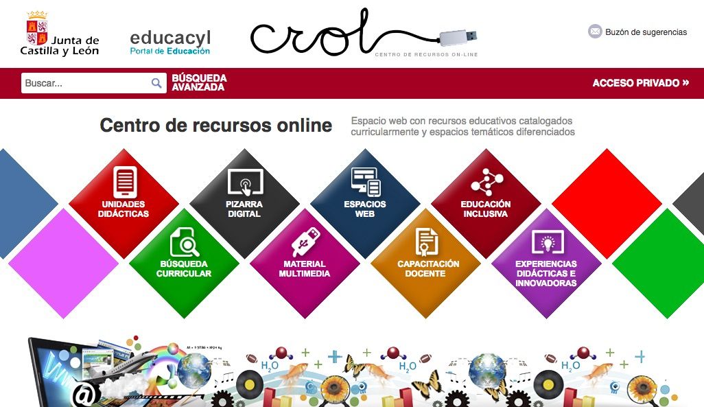 Portal educativo de Castilla y León