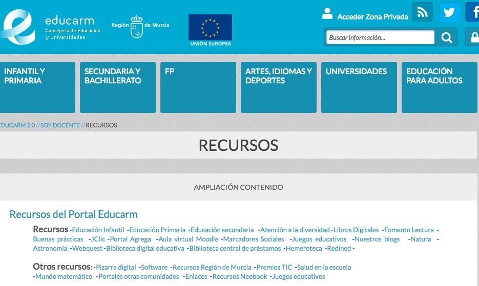 Portal educativo de Región de Murcia