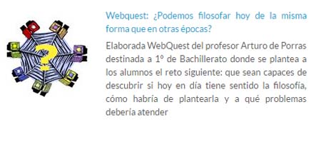 Educarn, recursos educativos para Filosofía