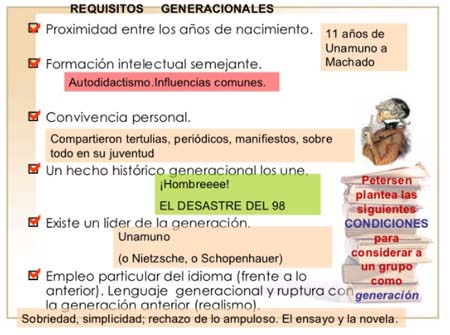 Características De La Generación Del 98