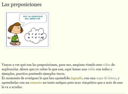 Las preposiciones