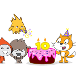 Scratch cumple 10 años