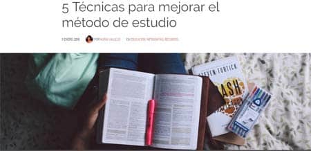 5 técnicas de estudio