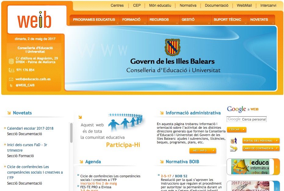 Portal Educativo De Islas Baleares