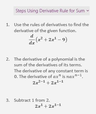Derivadas OneNote