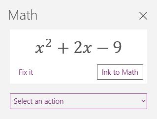 Matemáticas En Onenote