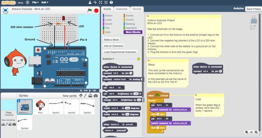 Las mejores plataformas para programar Arduino con Scratch 4