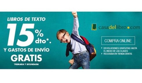 Disponibles los libros de texto para el curso 2017-2018 en Casa del Libro 1