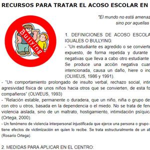 Blog Entre Pasillos Y Aula, Contra El Acoso Escolar O Bullying