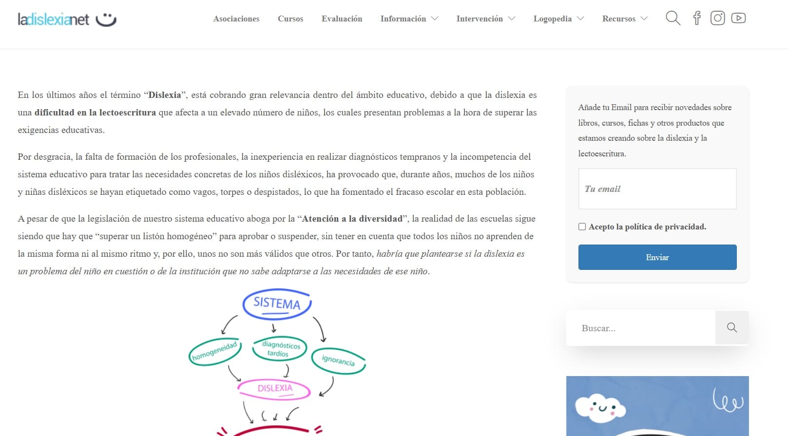 La dislexia.net blogs sobre dislexia