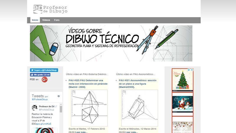 ▷ DIBUJO TÉCNICO - 1º DE BACHILLERATO ✓ Contenidos para 2024