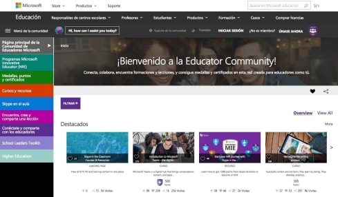 Formación on line, a distancia y gratuita para docentes, de Microsoft 4