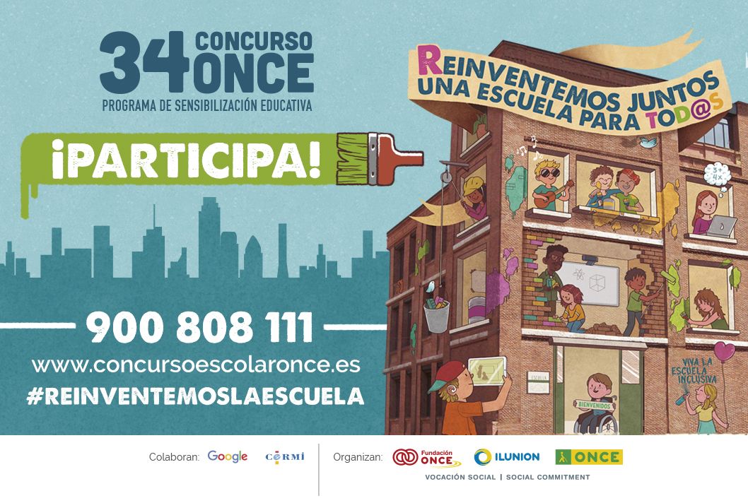 ¡Participa en el Concurso Escolar de la ONCE y su Fundación y fomenta una sociedad más inclusiva! 1