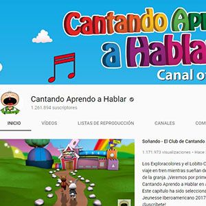 Cantando aprendo a hablar vídeos educativos