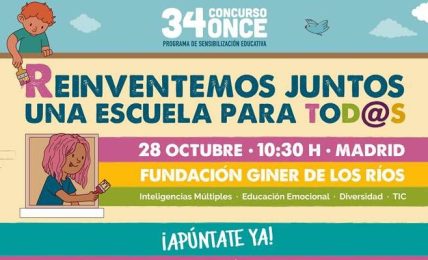‘Reinventemos juntos una escuela para tod@s’, la jornada para docentes del concurso de la ONCE 1