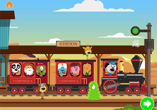 Aplicación infantil Comomola Train