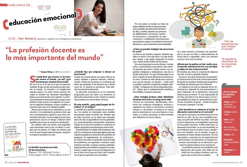 hablamos de educacion emocional con mar romera