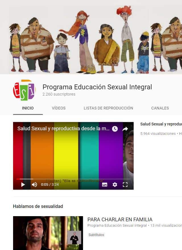 programa educacion sexual integrada youtube