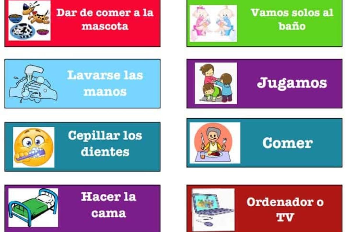 Recursos para las rutinas diarias de los alumnos de Infantil 6