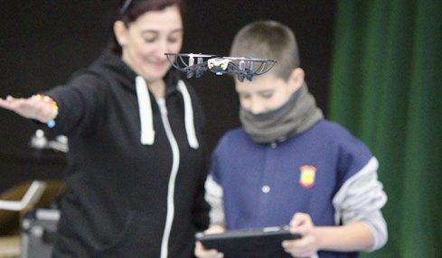 Los drones sobrevuelan las aulas 4