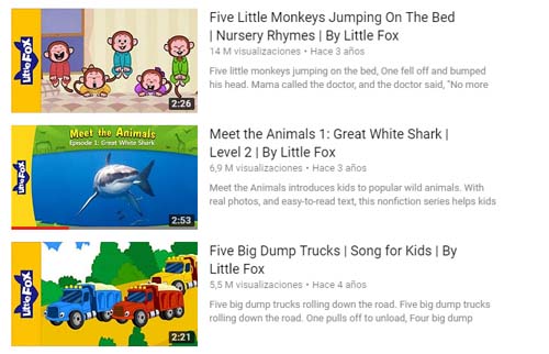 YouTube Little fox kids