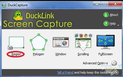 DuckCapture captura de pantalla