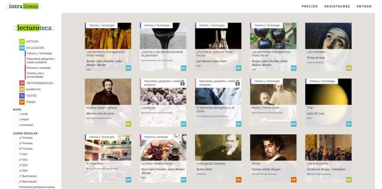 Intralíneas, la plataforma de lectura digital para trabajar la comprensión lectora. ¿Te animas a probarla? 3