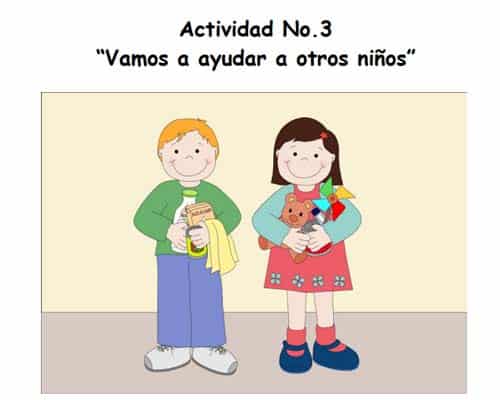 Actividades par educar en solidaridad