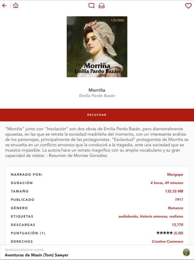audiobooks HQ - webs para descargar audiolibros
