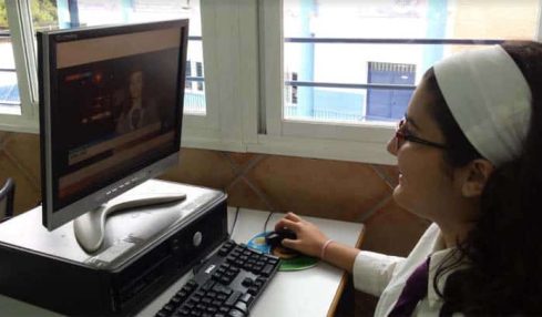 El periodismo llega a las aulas del Platero Green School (Málaga) 1