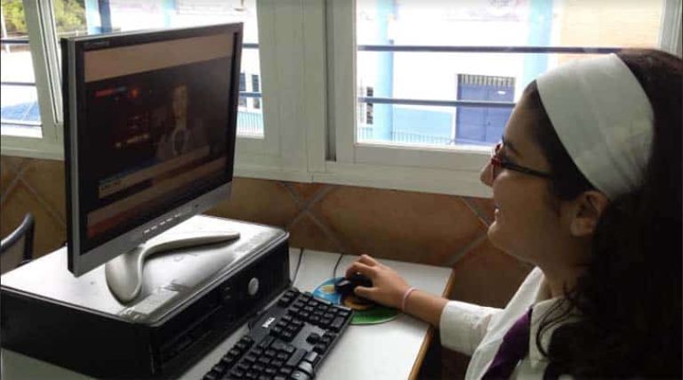 El periodismo llega a las aulas del Platero Green School (Málaga) 1