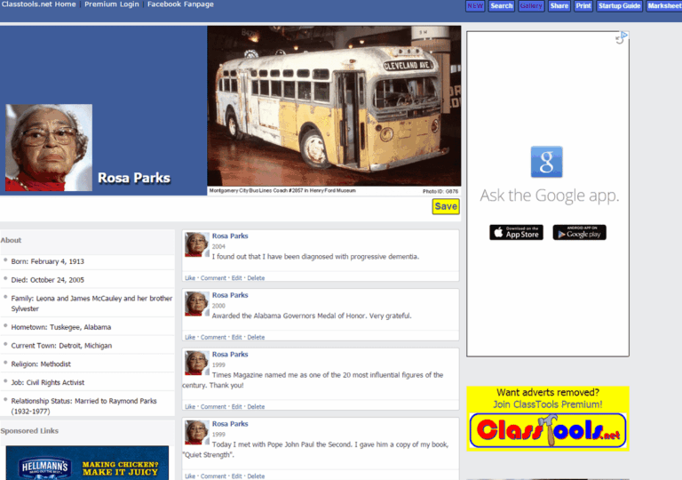‘Fakebook’: la red social de los personajes históricos 1
