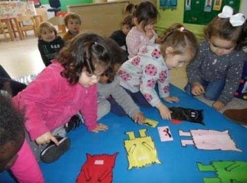 Ordenando caras, actividad para educar en las emociones con el monstruo de colores